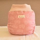 kucca クッカ パンツ型布おむつカバー papillon pink LLサイズ (12kg〜) パンツ型 トイレトレーニング