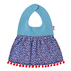 niva j@ ̎q X^C t[ru|| ԕ floaral bib with pompoms HGv 悾ꂩ 킢