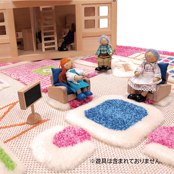布おむつ.jp ボーネルンド 3Dプレイカーペット マイハウス