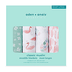 aden+anais essentials ������� 4������ BOX���� �G�C�f���A���h�A�l�C �G�b�Z���V�����Y ���X���� �R�b�g��100% �u���C�A�[���[�Y briar rose ������� �u�����P�b�g �X���h�� �o�Y�j�� �j�̎q ���̎q �M�t�g