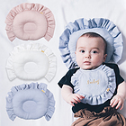 niva j@ ̎q RbglԂ cotton linen baby pillow zCg/sN/u[ xr[ xr[s[