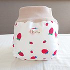 kucca クッカ パンツ型布おむつカバー Miss Strawberry Crazy Lサイズ (10kg〜) パンツ型 トイレトレーニング