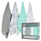 weegoamigo 4PACK MUSLIN EB[SA~[S 4pbNX six Degrees(VbNXfBO[X)